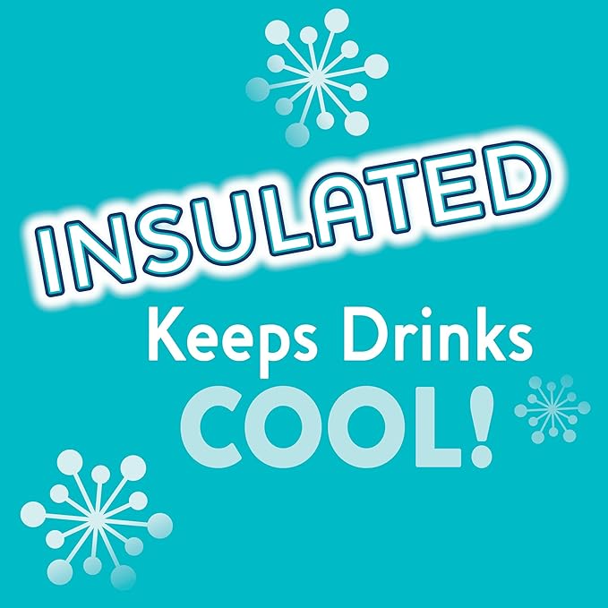Chicco Insulated Straw Sippy Cup 12+ Months, 9oz Toddler Training Cup with Spill-Free Flip-Top Lid, BPA-Free 2-Pack, Silver/Blue Sunburst