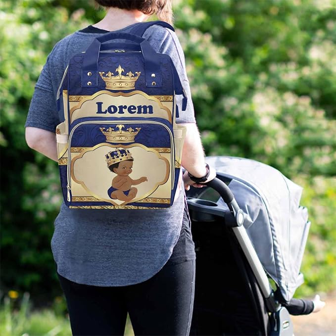 M YESCUSTOM Custom Name Diaper Bag Backpack for Wife Women Waterproof Diaper Bags Mothers Day Gifts Personalized Cute Mommy Nursing Daypack Travel Diaper Backpack