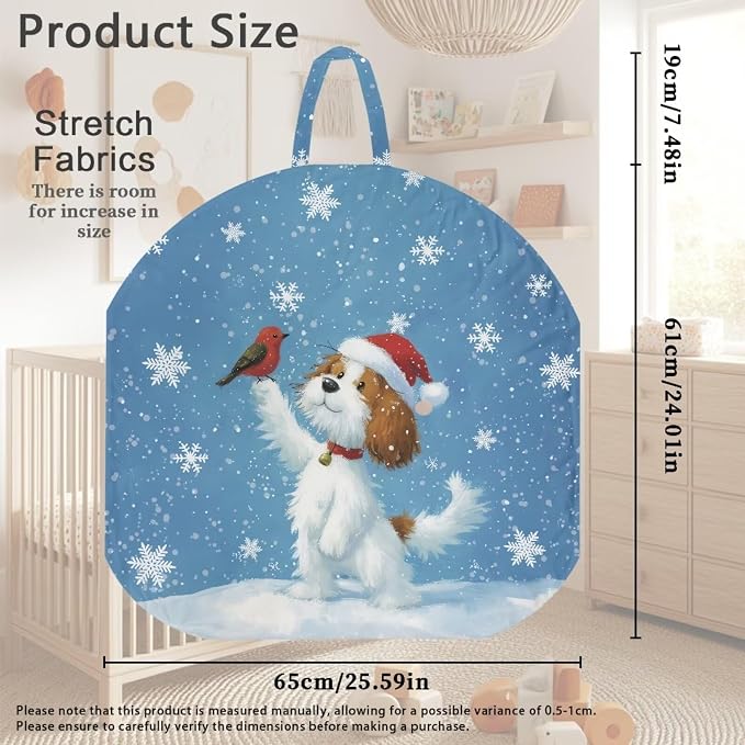 Christmas Puppy Nursing Pillow Cover Breastfeeding Nursing Pillow Slipcovers Super Soft for Breastfeeding Moms Support for Breastfeeding Bottle Feeding and Bonding