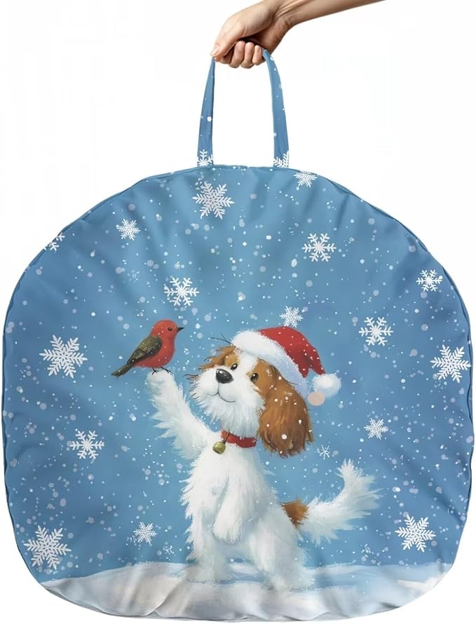 Christmas Puppy Nursing Pillow Cover Breastfeeding Nursing Pillow Slipcovers Super Soft for Breastfeeding Moms Support for Breastfeeding Bottle Feeding and Bonding