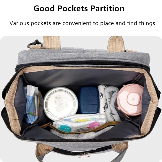 Diaper Baby Bag Backpack Changing Pad Nursing Shower Tote Baby Bottle Bag Waterproof Large Capacity,Baby Registry Search,Newborn Essentials