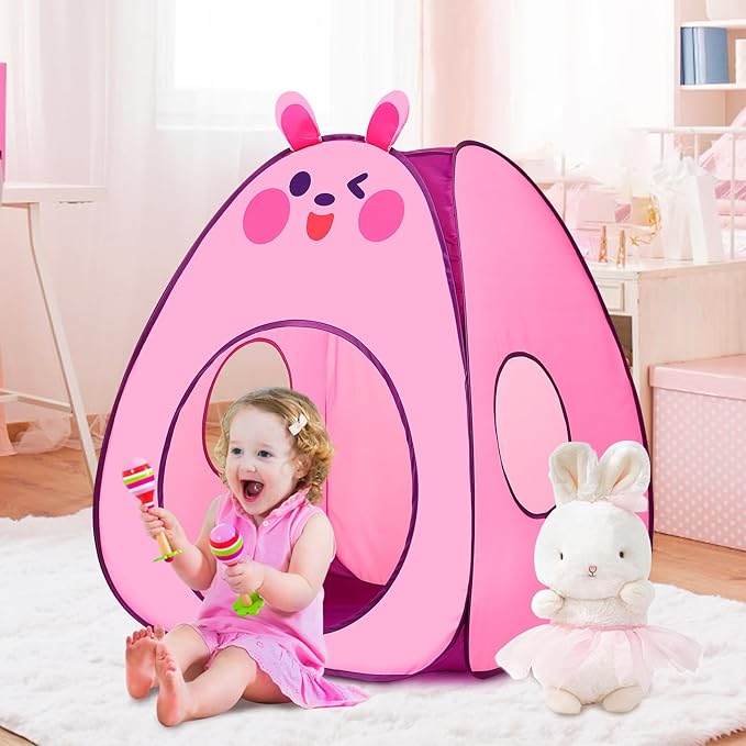 Kids Play Tent Lucky Castle Pop Up Tent for Kids Cute Tent for Boys and Girls Indoor Outdoor Play Tent with Storage Bag Perfect Kid?˜s Gift