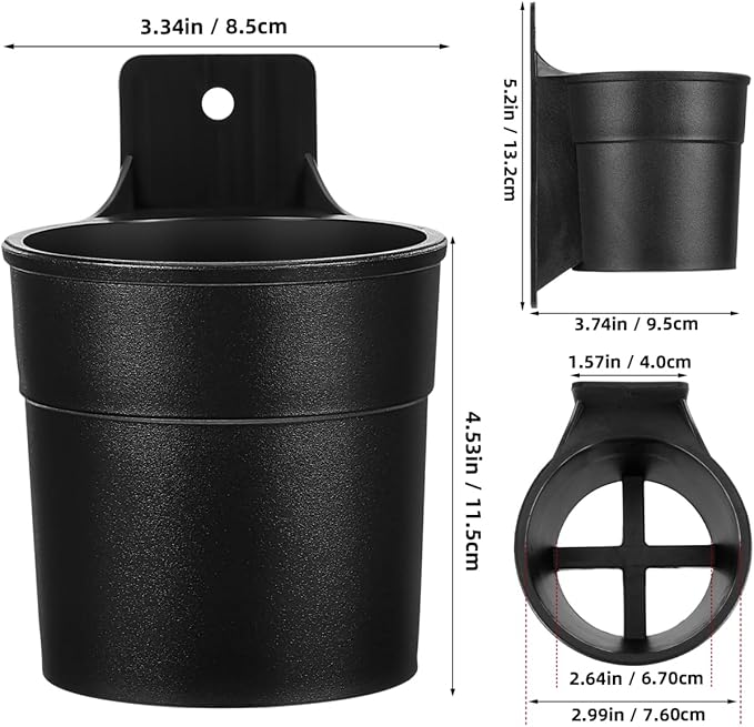 WOONEKY Outdoor Cup Holder for Cinema Chairs and Wheelchairs Portable Bottle Rack Baby Milk Bottle Holder Chair Accessory Easy Install