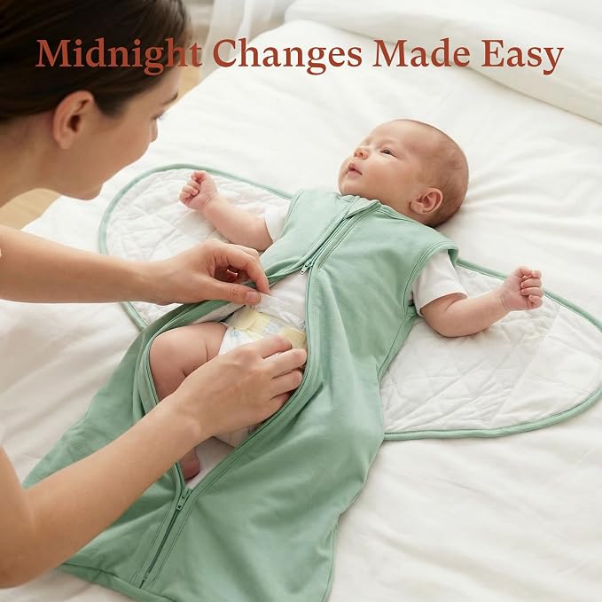 1.0 TOG Swaddle Sleep Sack, Adjustable Wearable Blanket for Infants and Newborns 0-3 Months, Perfect for New Moms, X-Small