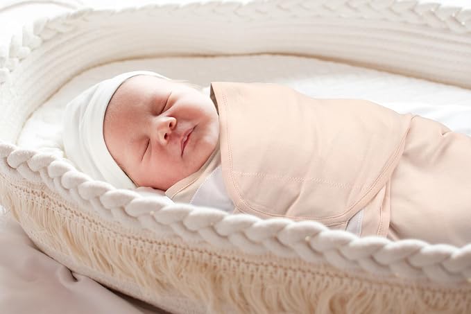 Organic Cotton Baby Swaddle 4-Pack, Swaddles for Newborn 0-3 Month - Swaddle Blanket Infant Wrap Sleep Sack for Boys & Girls, Baby Swaddle for Newborn, Registry & Shower Gift Essential