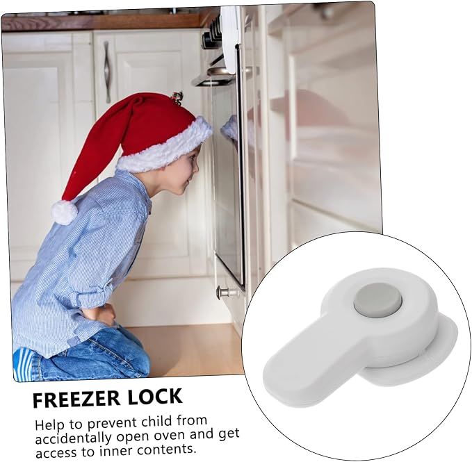 8pcs Safety Oven Lock Childproof Oven Lock for Boys and Girls Access Easy One-handed Safety