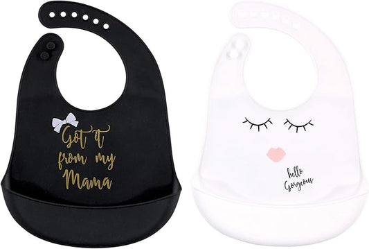 Little Treasure Unisex BabySilicone Bibs