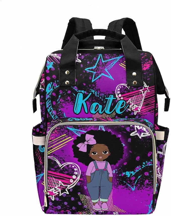 D-Story Customized Diaper Bag Diaper Costume Casual Daypack Hiking Bag Diaper Costume For Mothers Day Multifunction