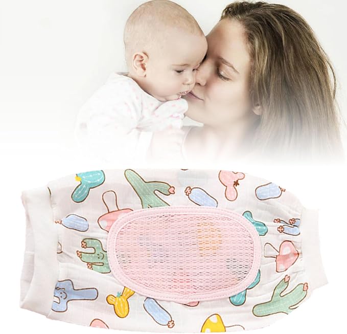 Baby Breastfeeding Arm Pillow Sweat Absorbent Cervical Spine Protection for Infant 0-12 Months Gauze Material (Yellow) (Pink)