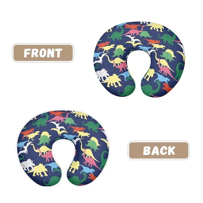Nursing Pillow Cover Dinosaur Quick-Dry Fabric Fits The Original Support Pillow for Breastfeeding and Bottle Feeding Stretchy Nursing Pillow Cover