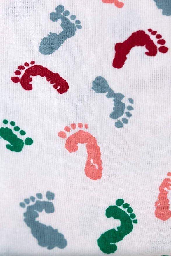 PILL THING Baby Hospital Receiving Swaddle Blankets for Newborn Babies - Original Baby Footprint Design Breathable 100% Cotton - Durable Hospital Quality - Generous Size- (Baby Feet, 25 Pack)