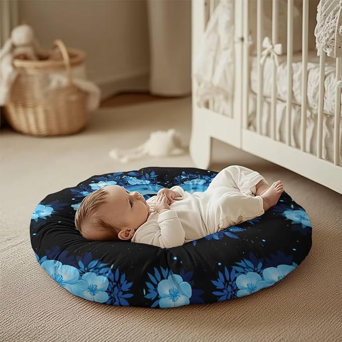 Dolphin Pillow Cover Breastfeeding Pillow Slipcover for Baby Boys & Girls Nursing Pillow Case for Newborn Soft Fabric Fits Snug On Infant Washable & Breathable