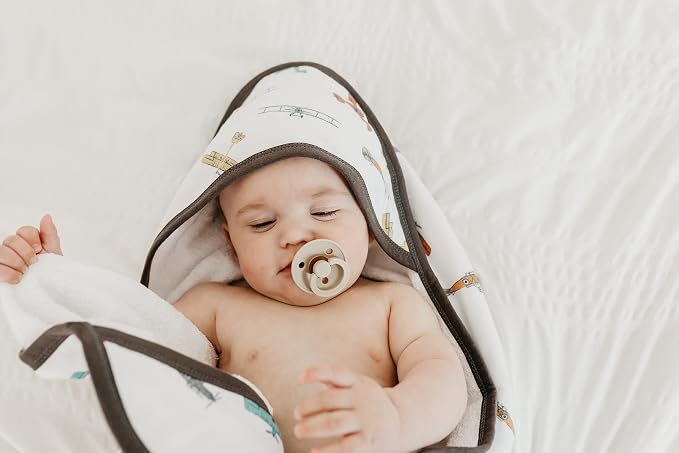 Copper Pearl Hooded Bath Towels Premium Knit/Terry Cloth Baby Towels with Hood, Pockets, and Cool Designs - Great to Gift and Make Bath Time Fun - Baby Bath Towel, Ace