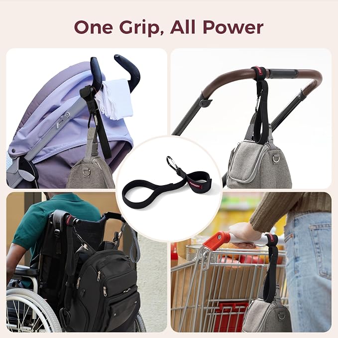Momcozy Universal Stroller Organizer & Handle Strap for Baby Stroller