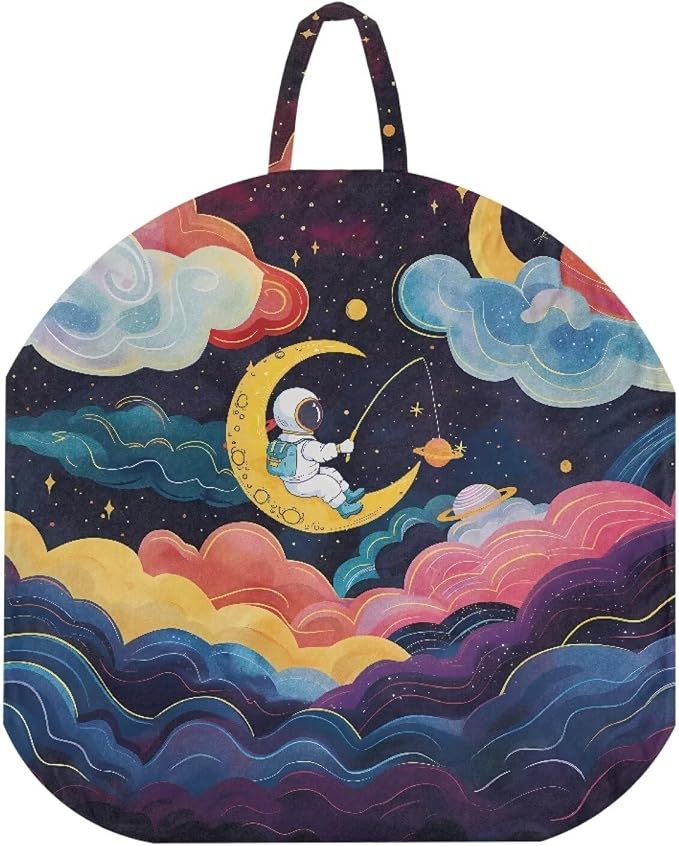 Astronaut Pillow Cover Kawaii Breastfeeding Cover Ultra Soft & Breathable Unisex Nursing Pillow Slipcovers Machine Wash & Quick-Dry Feeding Cushion Cover Newborn Gift