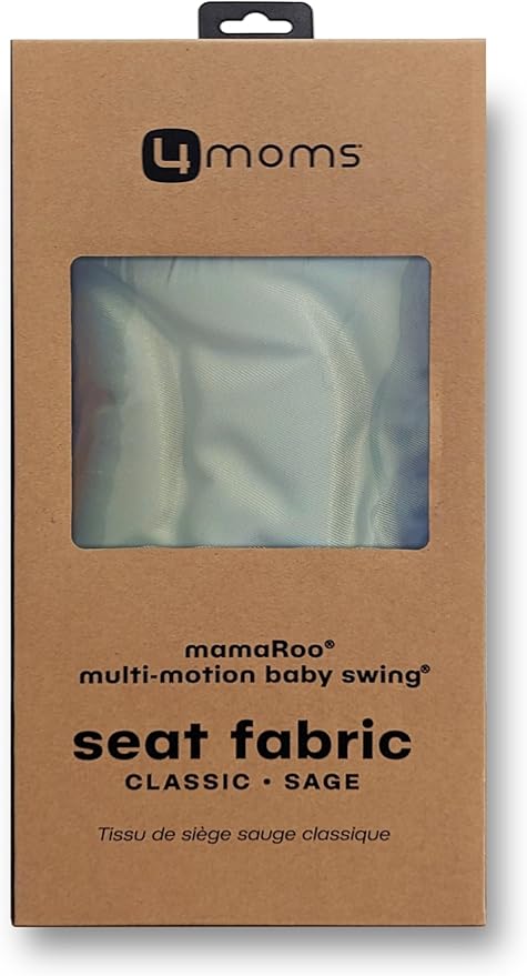 4moms Extra Seat Fabric, MamaRoo Baby Swing, Model 1046, Sage Limited Edition (Pack of 6)