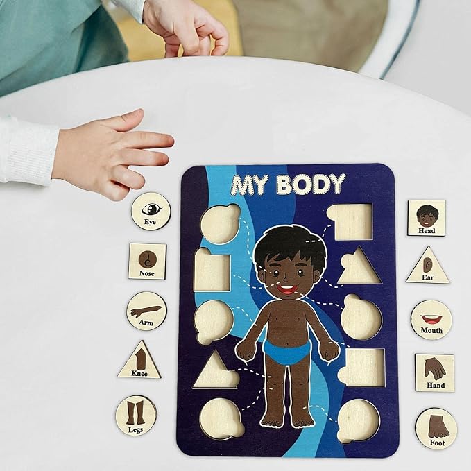 Human Puzzle for Children - Engaging Learning Tool for Ages 2-4, Style B