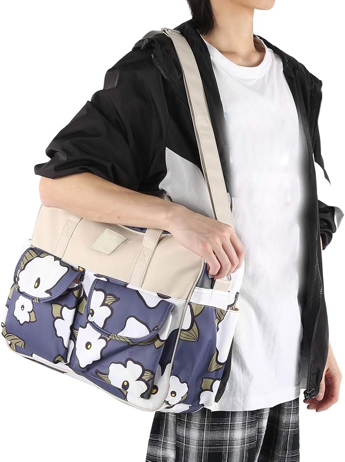 Diaper Bag, Multi Functional Portable Waterproofs Stylish Shoulder Bag Organizer Travel Backpacks with Insulated Pockets for Mom