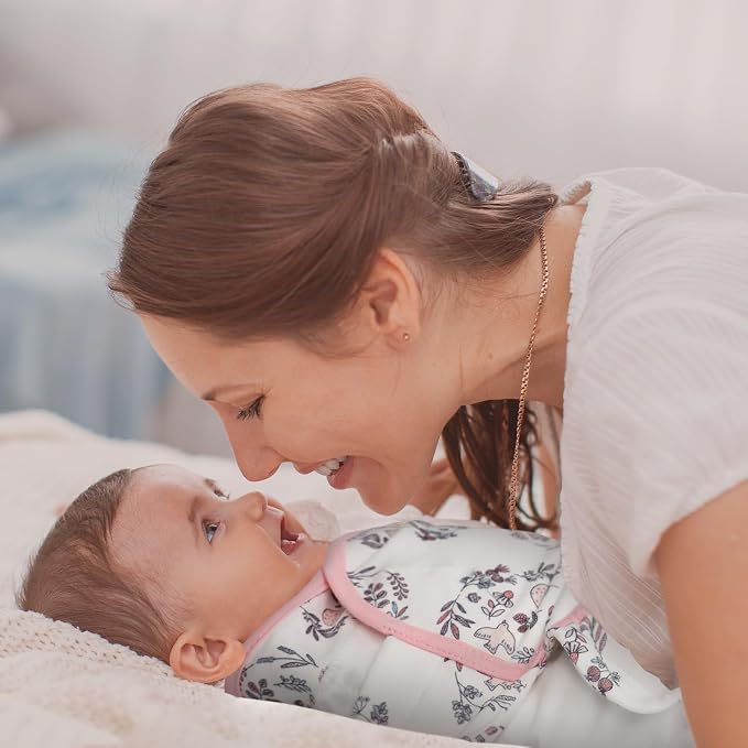 Baby Swaddle Sleep Sack 3 Pack, Organic Cotton Newborn Swaddle Wraps for 0-3 Months, Adjustable Wings, Breathable Soft Swaddling Blankets for Infant Boys Girls, Baby Sleep Essentials