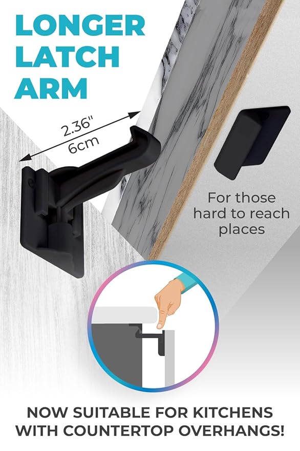 Invisible Cabinet Locks for Baby Proofing ??No Tools Needed ??Secure Drawers & Cabinets Instantly ??12 Pack
