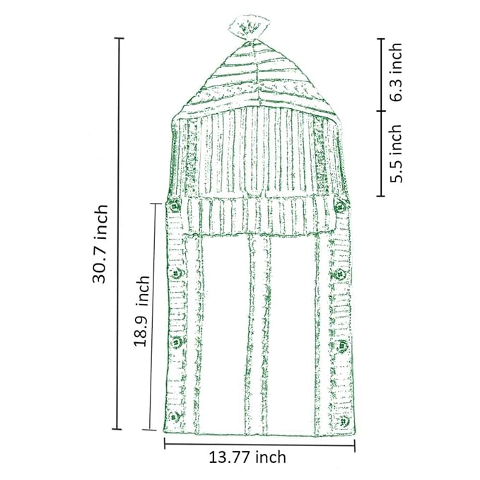 XMWEALTHY Baby Blankets for Boys Girls Newborn Essentials Wrap Swaddles Knit Sleeping Bag Stroller Receiving Blanket Light Aqua 0-6 Month