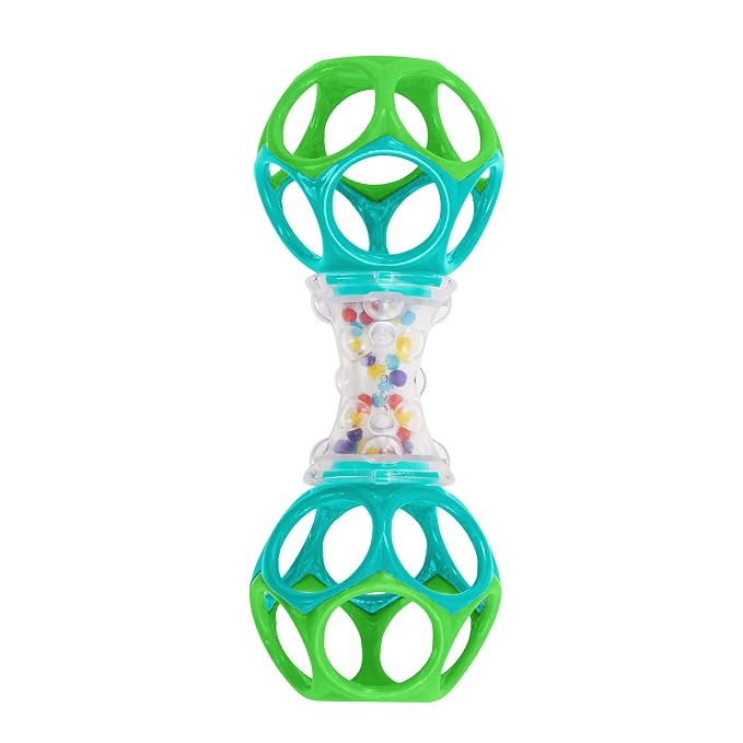Bright Starts Soothers & Shakers 7pc Gift Set - BPA-Free Baby Rattles, Teethers and Stroller Toys, Unisex, Newborn+