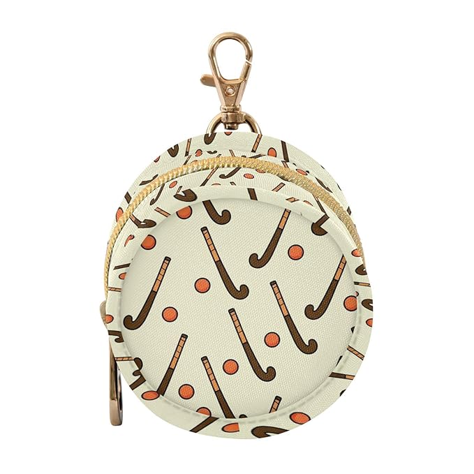 Cartoon Golf Ball Beige Print Pacifier Holder Case for Diaper Bag Portable Travel Pacifier Storage Case with Clip Pacifier Storage Container for Outdoor Purse Baby Girls Boys