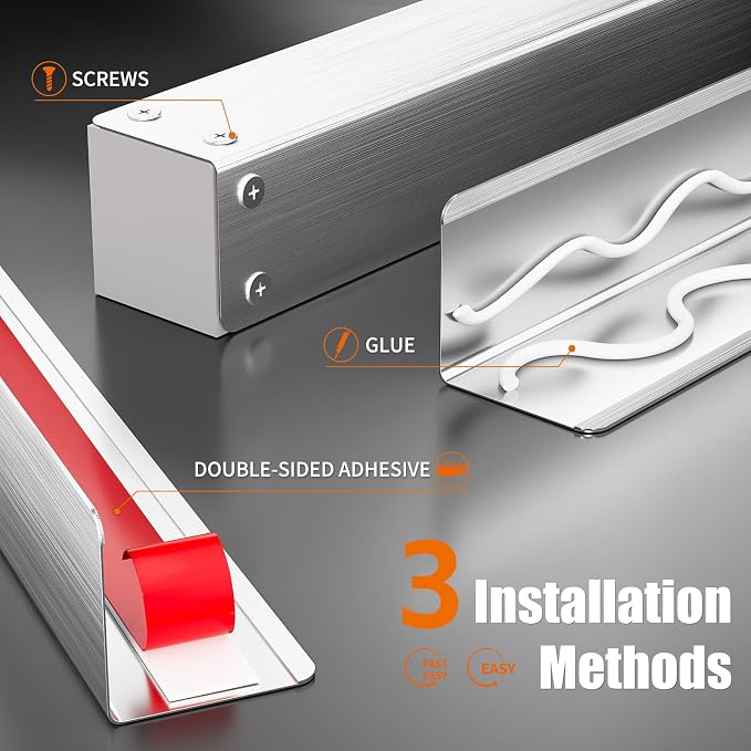 3x3x48 Inch 304 Stainless Steel Wall Corner Guards (10-Pack) Heavy Duty Rounded Corner Protector, Smooth Folded Edge Design for Wall Protection Stainless Steel Slab