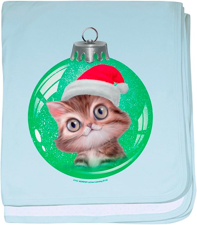 CafePress PD Moreno's Ornament Cat Baby Blanket, Super Soft Newborn Swaddle