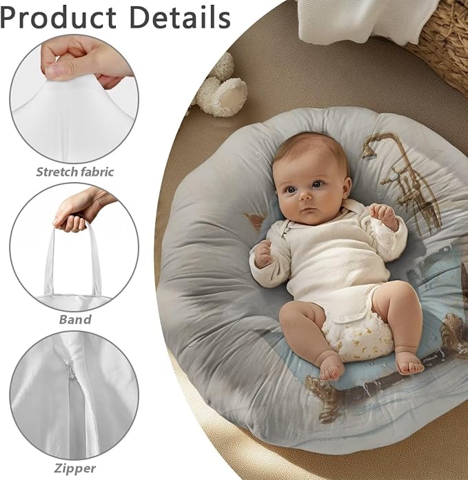 Bubble Bath Cat Nursing Pillow Cover for Breastfeeding Pillow Ultra Soft and Cozy Nursing Pillow Slipcovers Nice Newborn Gift Best Choice for Mom or Baby Pillow Cover 1 Pack