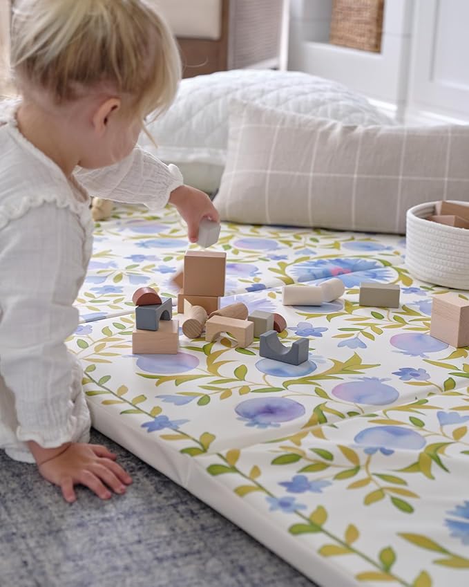House of Noa Tumbling Baby Play Mat for Floor ??Foldable Foam Playmat for Babies & Kids, Non-Toxic Wipeable Baby Mat