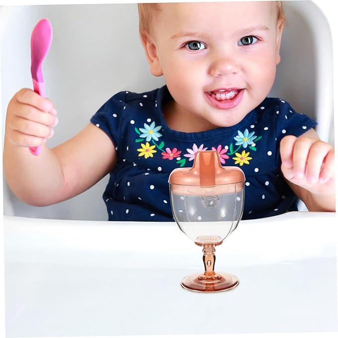 BESPORTBLE 2pcs Boy Girl Cups Straw Cup Boy Girl Open Drinking for Water Bottles Milk Water Training for Plastic