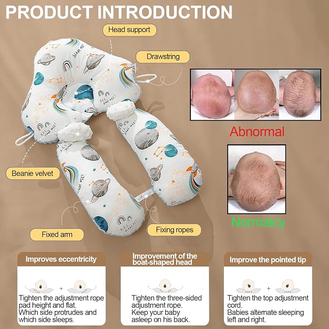 Wеdgе Pillow for Nеwborns,Adjustable 45 Dеgrееs to Provide Front and Rear Support,it Provides a Comfortable Sleeping Experience and is Suitable for Travel Daily use
