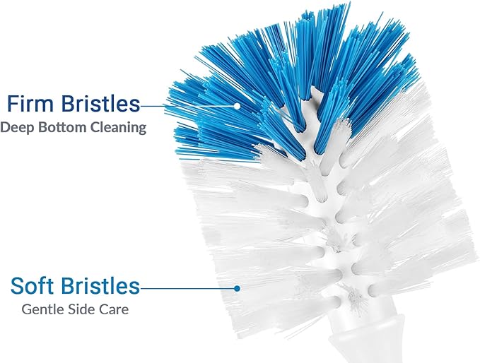 Bottle Brush Cleaner?”Long Water Bottle Brush for Tumblers, Cups, Glassware & Baby Bottles, 3 Pack