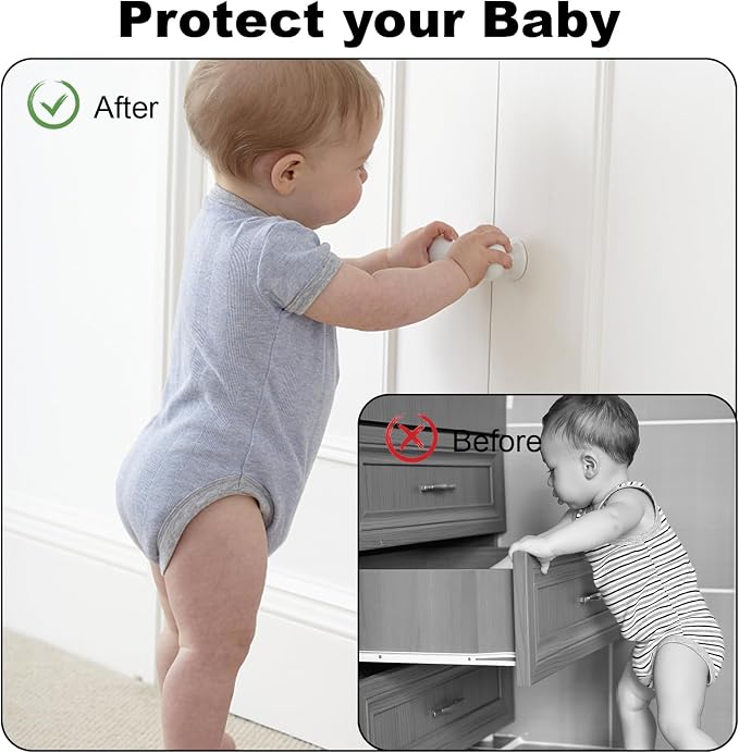 DEEKI 2 Pcs Replacement Keys for Magnetic Cabinet Lock Magnetic Cabinet Locks Universal Keys Baby Proofing Child Safety for Drawers & Cabinets (Locks Not Included)