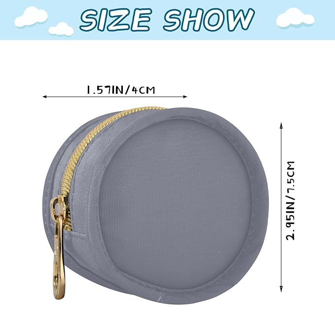 Grey Pacifier Holder Case Newborn Pacifier Storage Pouch for Boys Girls Easy Attach to Diaper Bag Portable Baby Essentials Container
