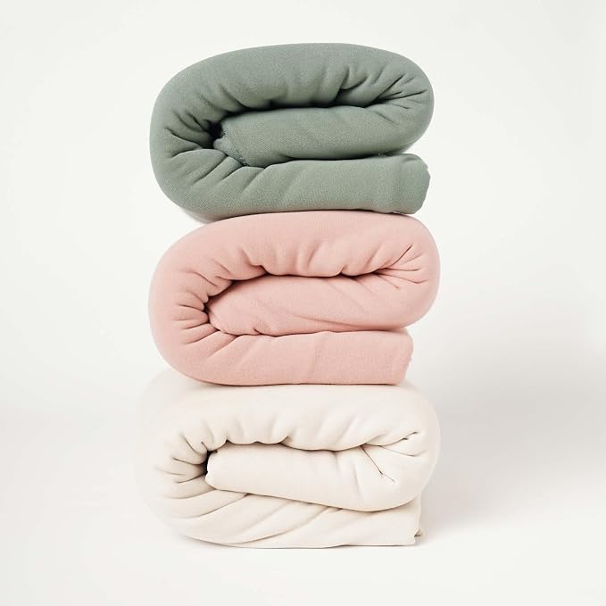 MairMore Baby Swaddle Receiving Blankets with Matching Beanie Set Newborn Nursery Swaddle Wrap for Baby Girls and Boys (Green)