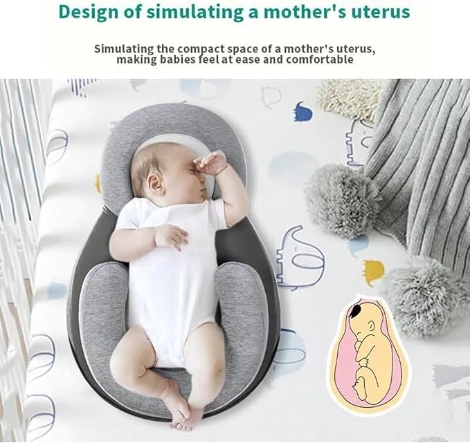 Lounger Pillow for Infant Cushion Reflux Breastfeeding Pillow, Bottle Feeding, Tummy Time