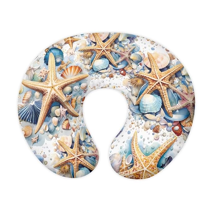 Starfish Nursing Pillowcase Fits Snug on Baby Boys Girls,Ultra Soft Breathable Nursing Pillow Cover Stretchy Nursing Pillow Cover Easy to Clean