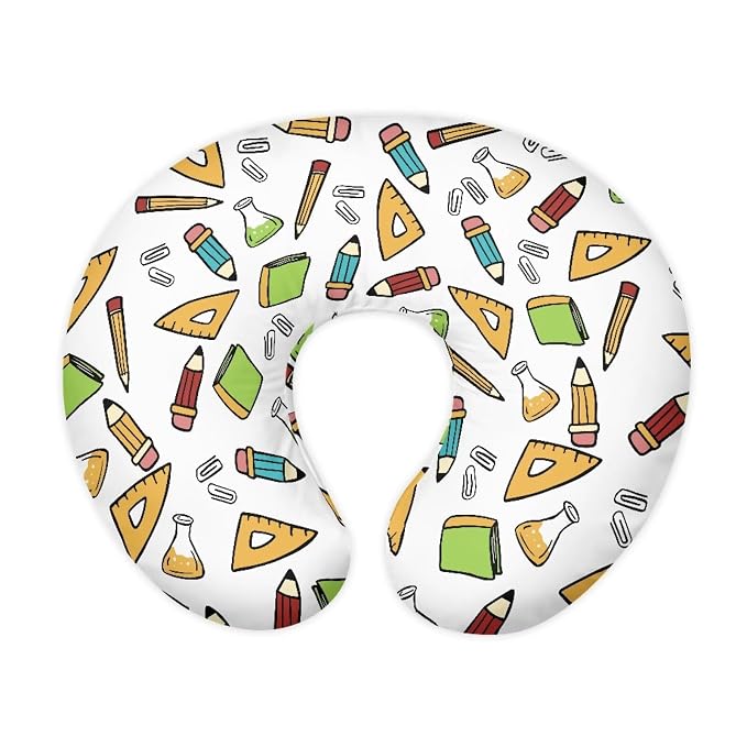 Nursing Pillowcase Suitable for Both Boys and Girls Comfortable and Soft Stretchy and Skin-Friendly Suitable for Standard Baby Nursing Learning Tool Pattern (Pillow Covers Only)