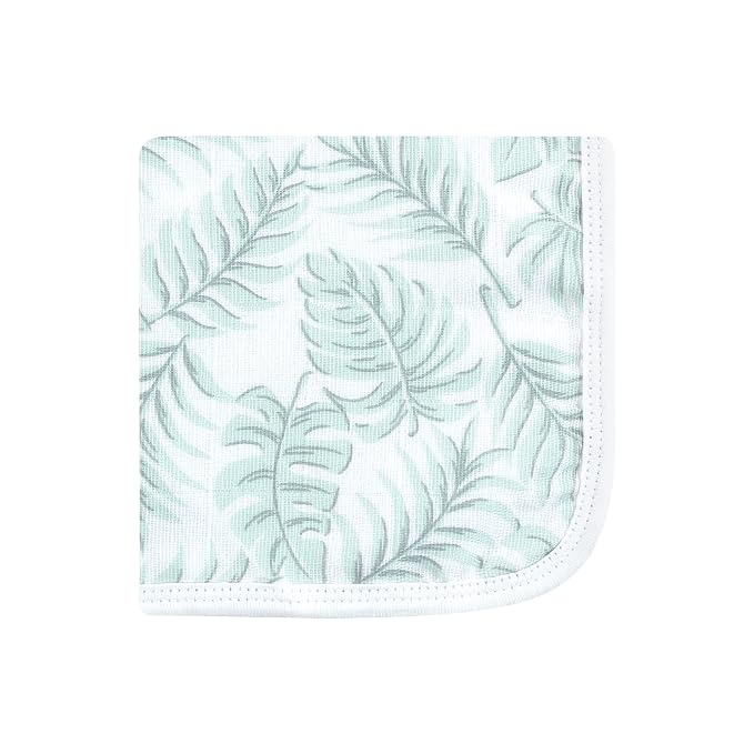 Hudson Baby Unisex Baby Cotton Muslin Washcloths, Modern Neutral Safari, One Size