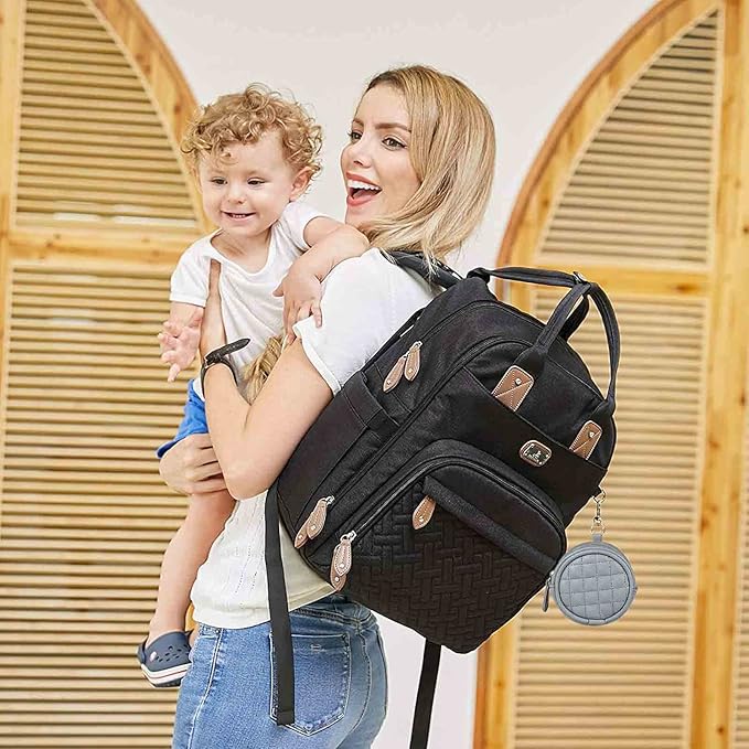 SONARIN Leather Dummy Case with Clasp,Portable Soother Pod Pacifier Case Pacifier Holder Soother Storage Box for Holding 2 Pacifiers or Nipple Shields,Attach to Diaper Bags(Grey)