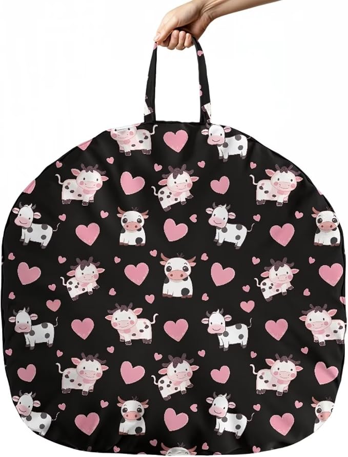 Cow Nursing Pillow Cover for Breastfeeding Pillow Ultra Soft and Cozy Nursing Pillow Slipcovers,Nice Newborn Gift Best Choice for Mom or Baby Pillow Not Included