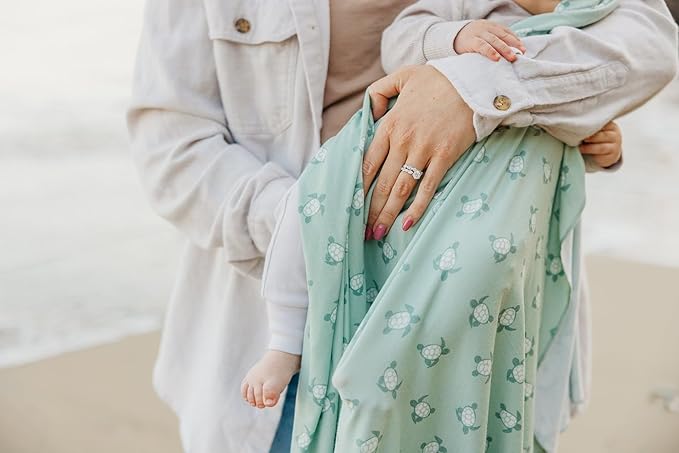Copper Pearl Baby Swaddle Blanket - Premium Knit Baby Blanket, Large Soft Stretchy Receiving Blankets for Baby Boy and Girl, Swaddles for Newborn, Infant, and Toddler (Wade)