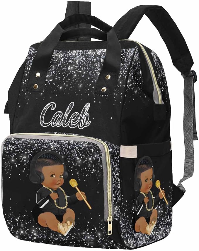 D-Story Personalized Diaper Bag Birthday Gift Custom Name Backpack For Girls Personalized Back Pack Baby Diaper Bag Customized