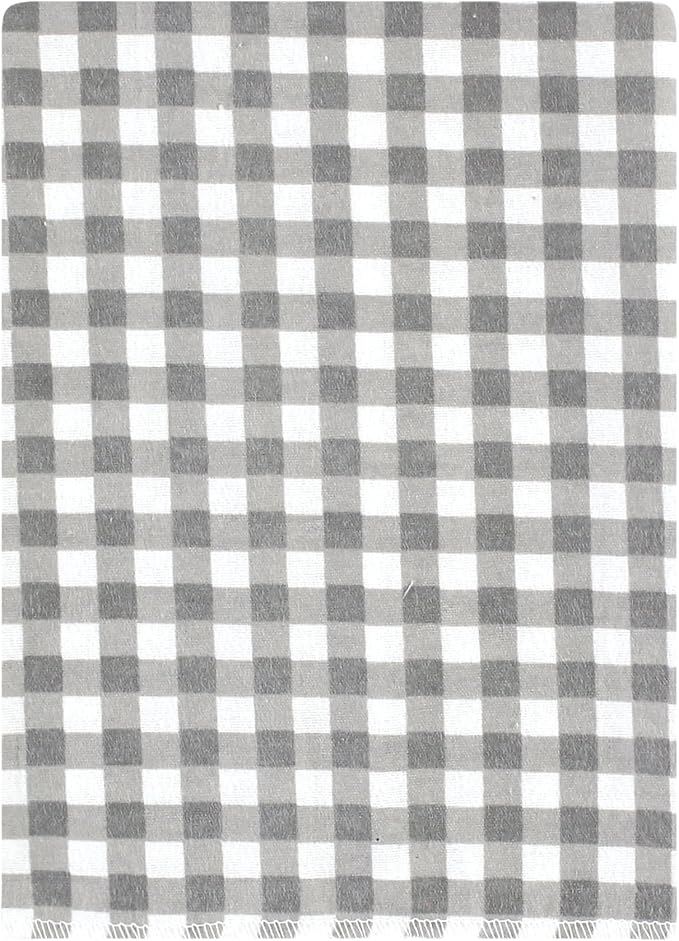 Hudson Baby Unisex Baby Cotton Flannel Burp Cloths Bundle, Farm Friends Cream, One Size