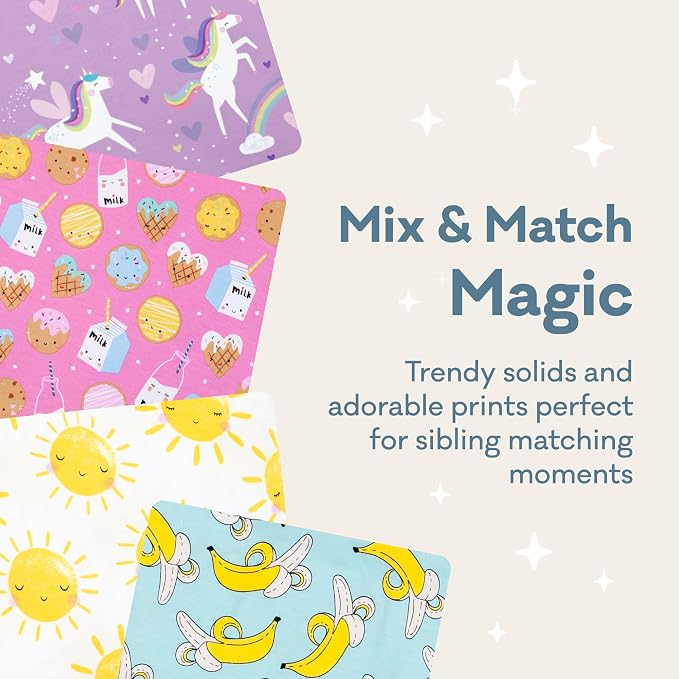 Little Sleepies Swaddle & Headband Bow Set, Viscose from Bamboo Baby Swaddles, Newborn Baby Girl Clothes (Bananas)