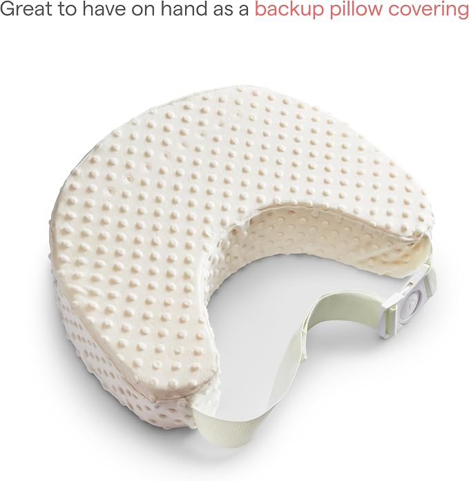 Munchkin® Ultra-Luxe Infant Feeding Pillow Cover - Super Soft Machine Washable Nursing & Bottle Feeding Pillow Cover Replacement
