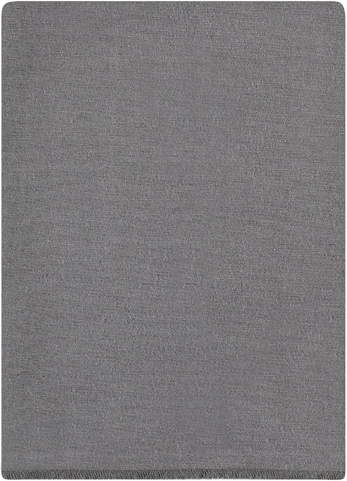 Hudson Baby Unisex Baby Cotton Flannel Burp Cloths Bundle, Farm Friends Grey, One Size