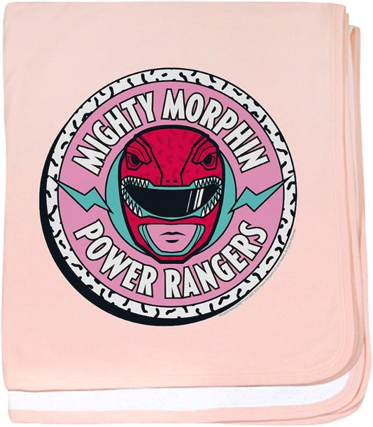 CafePress Mighty Morphin Power Rangers Red Rang Baby Blanket, Super Soft Newborn Swaddle